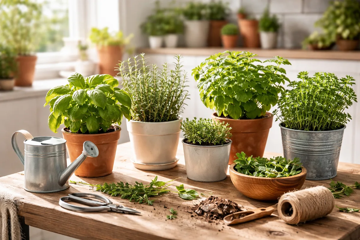 L'art de cultiver des herbes aromatiques chez soi