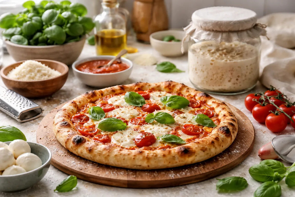 Comment faire une pizza maison avec une pâte à pizza fermentée