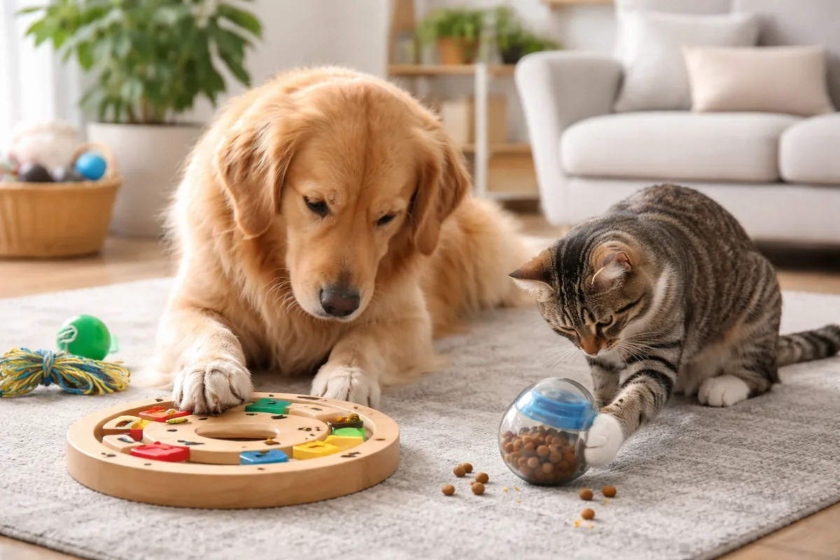 L'importance de la stimulation mentale pour les animaux domestiques